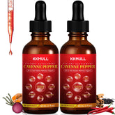 KKMULL 10-in-1 Cayenne Pepper Drops - Vitamin and mineral supplements - 4 FL Oz