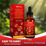 KKMULL 10-in-1 Cayenne Pepper Drops - Vitamin and mineral supplements - 4 FL Oz